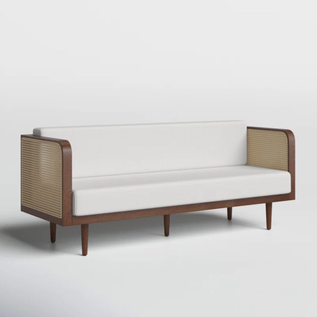 Caned Panel Walnut Sofa Natural Cushion 3 Edited Ig Sq